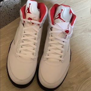 Air Jordan 5s Fire Red 2020